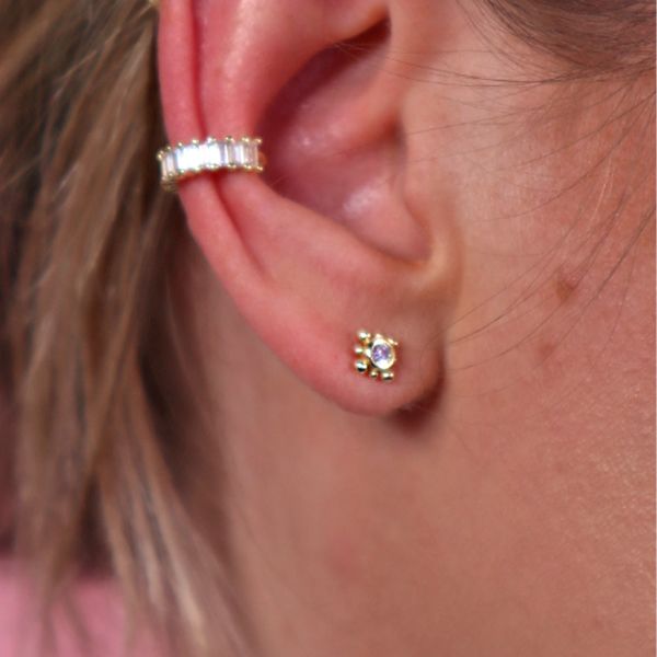 Sparkly Bubble Stud Earrings